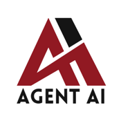 Agent AI white Logo