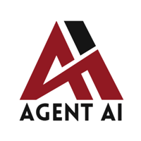 Agent AI white Logo